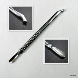 Chiureta din otel inoxidabil cu doua capete #10